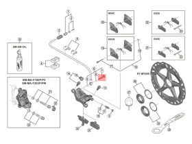 SHIMANO Mounting Screw for Hose on Brake Caliper | Deore...