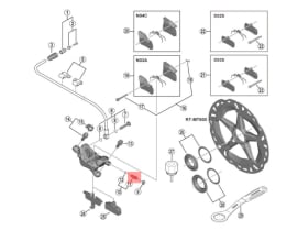 SHIMANO Bleeding Screw for Brake Caliper