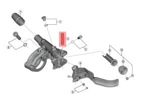 SHIMANO Axle for Brake Lever | Deore XT BL-M8100 / M785