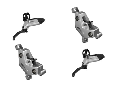 SRAM Disc Brake Motive Ultimate stealth | 4 Piston Clear Anodized Set