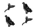 SRAM Disc Brake Motive Silver stealth | 4 Piston Gloss Black Anodized Set