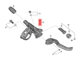 SHIMANO Axle for Brake Lever | XTR BL-M9100