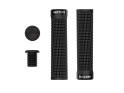 AERTIME Grips Singletrack Lock-On | Jet Black 32 mm - 34 mm (thick)