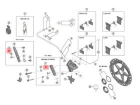 SHIMANO Fixing Screw for Brake Caliper Adapter | Dura Ace...