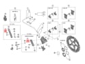 SHIMANO Befestigungsschraube für Bremssattel-Adapter | Dura Ace BR-R9270 / Ultegra BR-R8170
