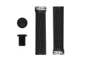 AERTIME Griffe Singletrack Lock-On | Jet Black / Sonic Silver Camo 30 mm - 32 mm (dünn)