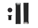 AERTIME Griffe Singletrack Lock-On | Jet Black / Sonic Silver Camo 32 mm - 34 mm (dick)