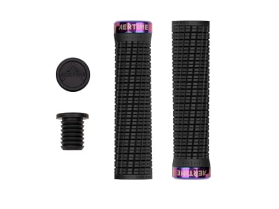 AERTIME Griffe Singletrack Lock-On | Jet Black / Oilslick 32 mm - 34 mm (dick)