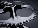 GARBARUK Chainring Round 1-speed Narrow-Wide BCD 110 mm Shimano FC-R9200 asymmetric  58 Teeth