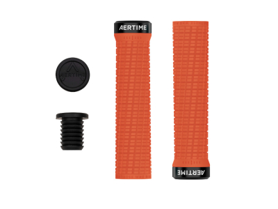 AERTIME Griffe Singletrack Lock-On | orange 30 mm - 32 mm (dünn)