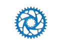 ALUGEAR Kettenblatt rund Elm Direct Mount | 1-fach Narrow Wide SRAM MTB 8-Loch Transmission | SuperBOOST | blau | 28 Zähne