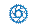 ALUGEAR Kettenblatt rund Elm Direct Mount | 1-fach Narrow Wide SRAM MTB 8-Loch Transmission | SuperBOOST | blau | 28 Zähne