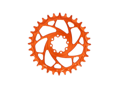 ALUGEAR Kettenblatt rund Elm Direct Mount | 1-fach Narrow Wide SRAM MTB 8-Loch Transmission | SuperBOOST | orange | 34 Zähne