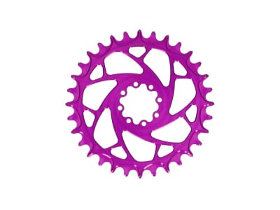 ALUGEAR Chainring round Elm Direct Mount | 1-speed Narrow Wide SRAM MTB 8-bolt Transmission | SuperBOOST | purple