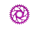 ALUGEAR Chainring round Elm Direct Mount | 1-speed Narrow Wide SRAM MTB 8-bolt Transmission | SuperBOOST | purple | 28 teeth