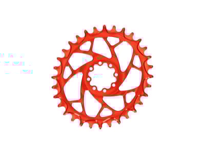 ALUGEAR Chainring oval Elm Direct Mount | 1-speed Narrow Wide SRAM MTB 8-bolt Transmission | SuperBOOST | red