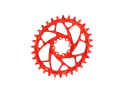 ALUGEAR Kettenblatt oval Elm Direct Mount | 1-fach Narrow Wide SRAM MTB 8-Loch Transmission | SuperBOOST | rot | 26 Zähne