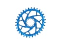 ALUGEAR Kettenblatt oval Elm Direct Mount | 1-fach Narrow Wide SRAM MTB 8-Loch Transmission | SuperBOOST | blau | 30 Zähne