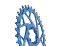 ALUGEAR Kettenblatt oval Elm Direct Mount | 1-fach Narrow Wide SRAM MTB 8-Loch Transmission | SuperBOOST | blau | 36 Zähne