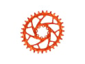 ALUGEAR Kettenblatt oval Elm Direct Mount | 1-fach Narrow Wide SRAM MTB 8-Loch Transmission | SuperBOOST | orange | 32 Zähne