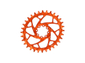 ALUGEAR Kettenblatt oval Elm Direct Mount | 1-fach Narrow Wide SRAM MTB 8-Loch Transmission | SuperBOOST | orange | 36 Zähne