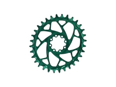 ALUGEAR Chainring oval Elm Direct Mount | 1-speed Narrow Wide SRAM MTB 8-bolt Transmission | SuperBOOST | green | 32 teeth