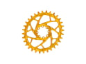 ALUGEAR Chainring oval Elm Direct Mount | 1-speed Narrow Wide SRAM MTB 8-bolt Transmission | SuperBOOST | gold | 34 teeth