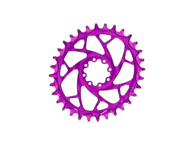 ALUGEAR Chainring oval Elm Direct Mount | 1-speed Narrow Wide SRAM MTB 8-bolt Transmission | SuperBOOST | purple | 28 teeth