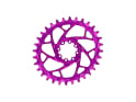 ALUGEAR Chainring oval Elm Direct Mount | 1-speed Narrow Wide SRAM MTB 8-bolt Transmission | SuperBOOST | purple | 28 teeth