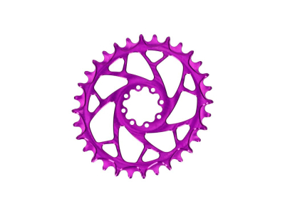 ALUGEAR Chainring oval Elm Direct Mount | 1-speed Narrow Wide SRAM MTB 8-bolt Transmission | SuperBOOST | purple | 30 teeth