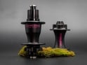 CHRIS KING Naben Set MTB Gen 4 Keramik 6-Loch | Boost | Freilauf Shimano Micro Spline | 28 Loch | TwoTone - schwarz / pink