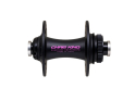 CHRIS KING Hub Set Road R45D Gen 4 Stainless Steel Center Lock | Thru Axle | Freehub Shimano / SRAM | 28 Holes | TwoTone - black / pink