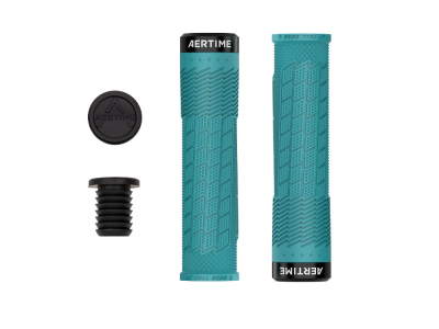 AERTIME Grips Decline Lock-On | Teal 32 mm - 34 mm (thick)