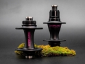 CHRIS KING Hub Set Road R45D Gen 4 Ceramic Center Lock | Thru Axle | Freewheel SRAM XDR | 28 Hole | TwoTone - black / pink
