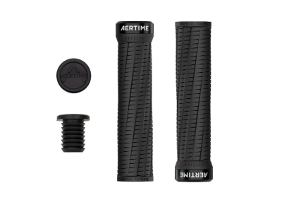 AERTIME Grips RocknRoll Lock-On | Jet Black 30 mm - 32 mm (thin)