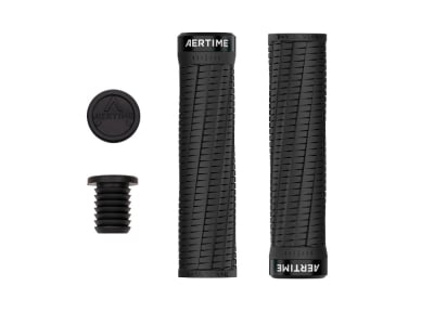 AERTIME Grips RocknRoll Lock-On | Jet Black 32 mm - 34 mm (thick)