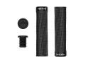 AERTIME Grips RocknRoll Lock-On | Jet Black 32 mm - 34 mm (thick)