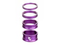 WOLF TOOTH Spacer single Aluminum 1 1/8" | ultraviolet purple 3 mm