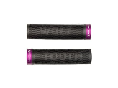 WOLF TOOTH Grips Echo Lock-On 32 x 132 mm | black / ultraviolet purple