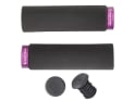 WOLF TOOTH Grips Fat Paw Lock-On Grips | black / ultraviolet purple