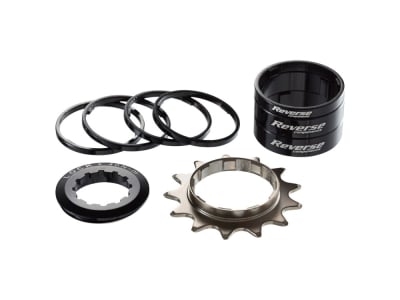 REVERSE COMPONENTS Single Speed Kit for Shimano SRAM freewheel 13 T incl. lockring | black
