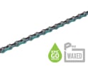 KMC pre-waxed Chain X12 Go Wax incl. Chain Lock | 12-speed | 126 links | Aurora Green