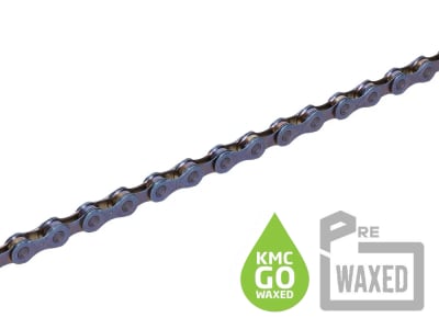 KMC pre-waxed Chain TT12 Go Wax incl. Chain Lock | 12-speed | 126 links | Neo Chrome