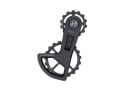 CYCLINGCERAMIC Oversized Derailleur Cage Race 4-Spoke for Shimano 105 | black