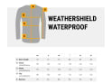 DIRTLEJ Rain jacket weathershield waterproof | black / gray S