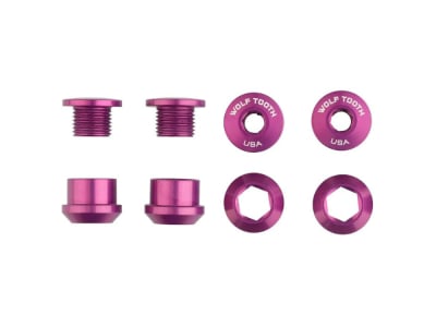 WOLF TOOTH chainring bolts 6 mm 4-hole | ultraviolet purple