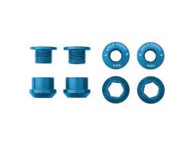 WOLF TOOTH chainring bolts 6 mm 4-hole | blue