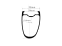 R2BIKE Rim 28" Road | Gravel 45 UD Carbon matte