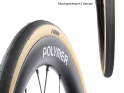 POLYMER WORKSHOP Wheel Set 28" Enhance 50:52 Center Lock | white Shimano Road