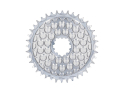 ALUGEAR Chainring round AERO Golfball Direct Mount | 1-fach narrow-wide SRAM 3-Loch Road/CX/Gravel | silver 42 Teeth